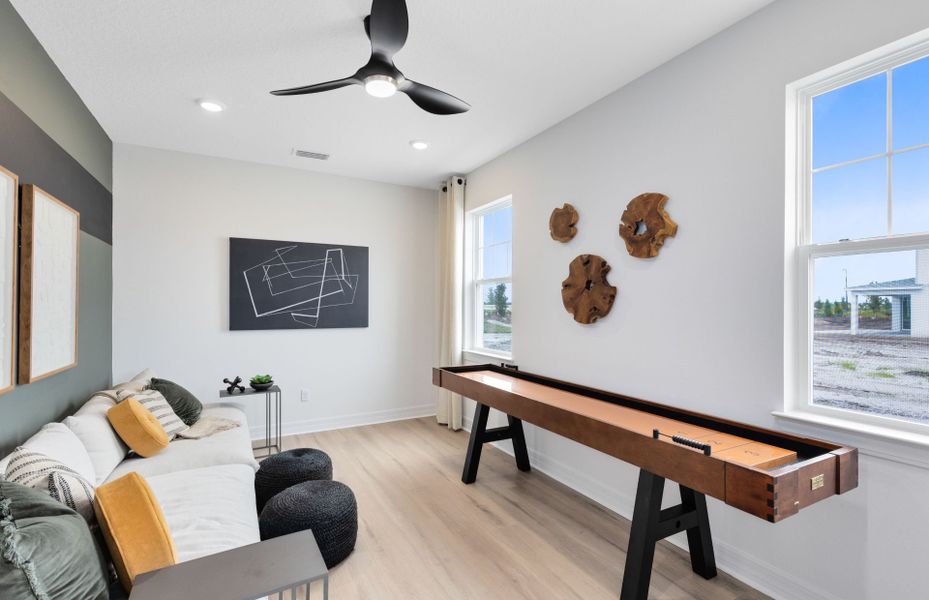 Representative furnished interior of a home built from the Serena by Pulte Homes in Westerly Park at Wildlight, Wildlight (Image 6).
