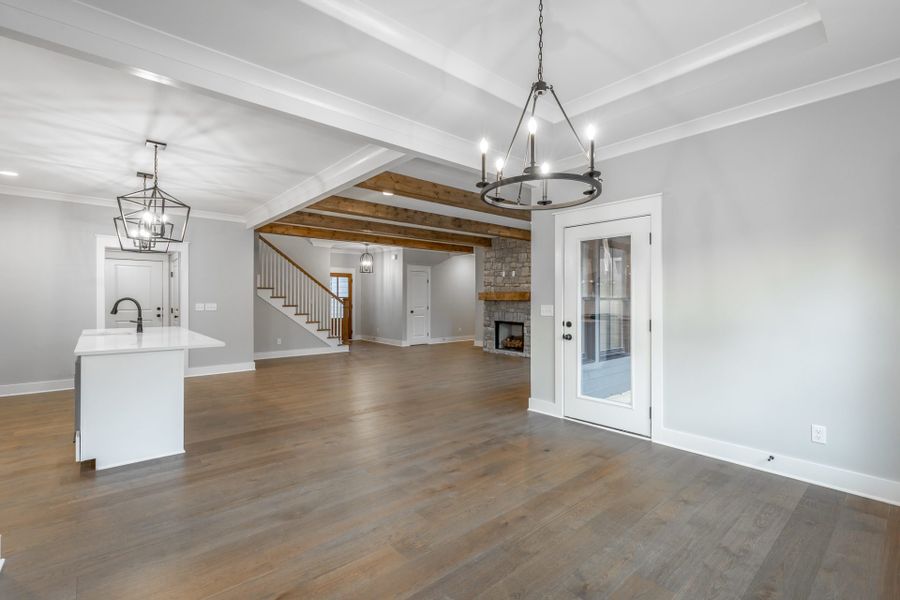 Representative unfurnished interior of a home built from the Farmview by Riverstone Construction, LLC in Pine Ridge, Soddy-Daisy (Image 27).