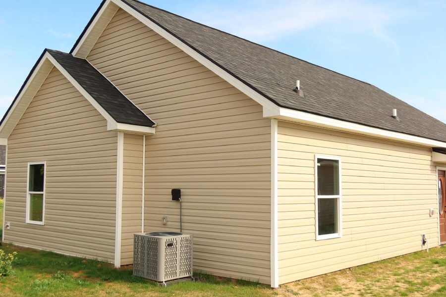 Exterior details and patio area of a home in , Santee (Image 3).