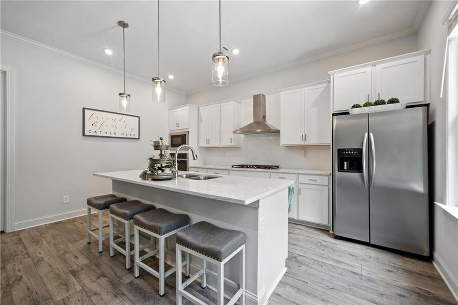 Furnished interior view inside a new home in , Ellijay (Image 15).