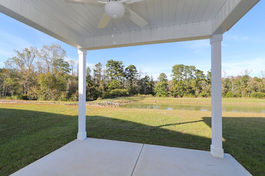 Exterior details and patio area of a home in Jordan Grove, Conway (Image 2). Exterior details and patio area of a home in Jordan Grove, Conway (Image 2).