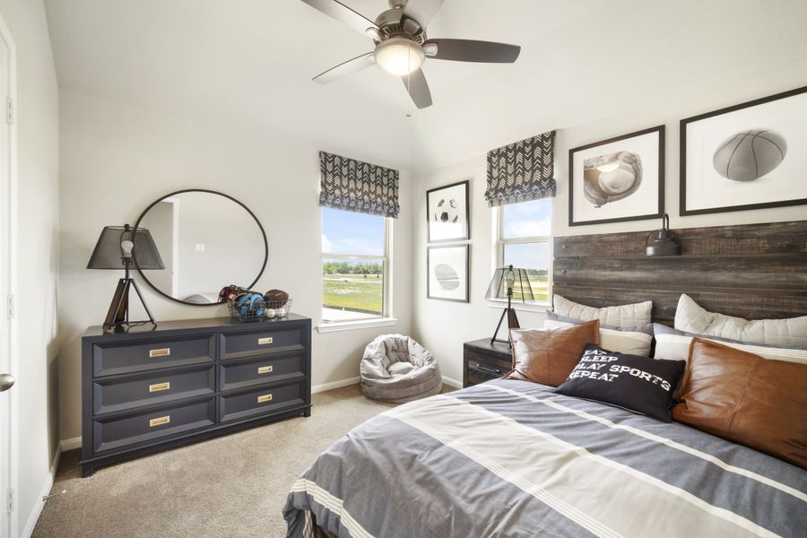 Representative furnished interior of a home built from the Walker by Beazer Homes in Laurel Landing: Founders Collection, Alvin (Image 14). Representative furnished interior of a home built from the Walker by Beazer Homes in Laurel Landing: Founders Collection, Alvin (Image 14).