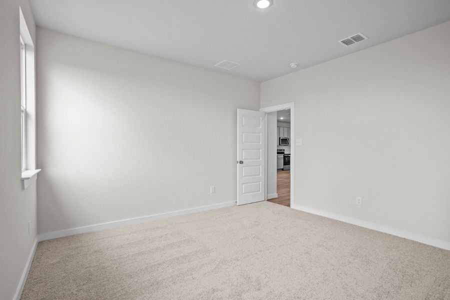 A room with white walls.