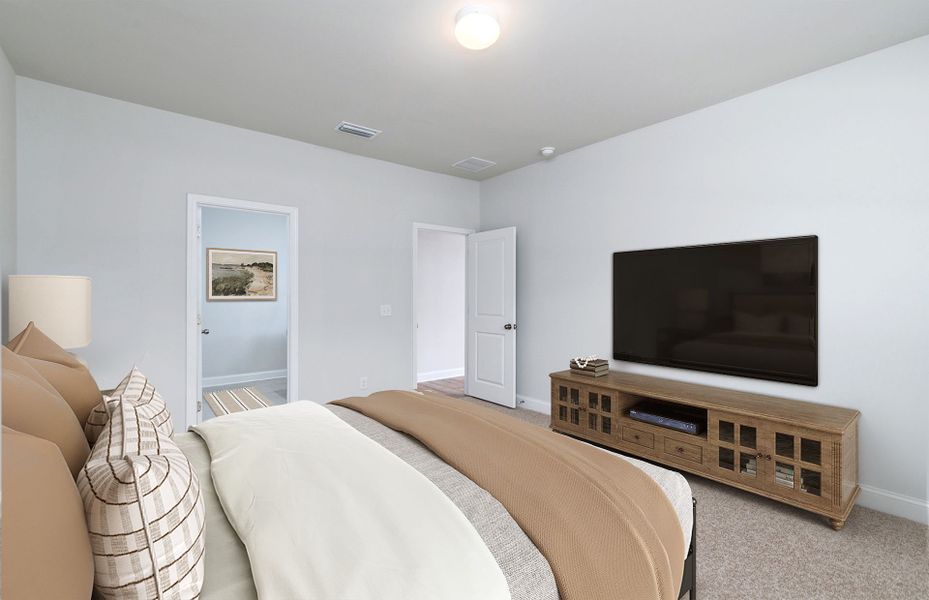 Large Owner's Suite with plush carpet flooring. Large Owner's Suite with plush carpet flooring.