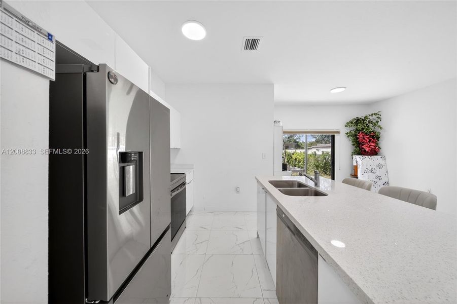 Furnished interior view inside a new home in , Miami (Image 15).