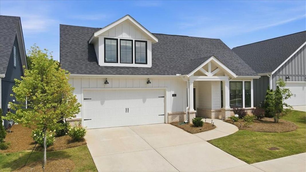 Front exterior of a new home in , Canton, GA, highlighting curb appeal (Image 26). Front exterior of a new home in , Canton, GA, highlighting curb appeal (Image 26).