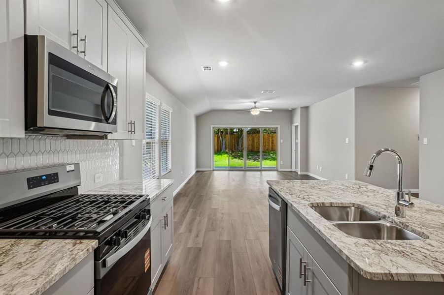 Furnished interior view inside a new home in Stella Hills, Denton (Image 11).