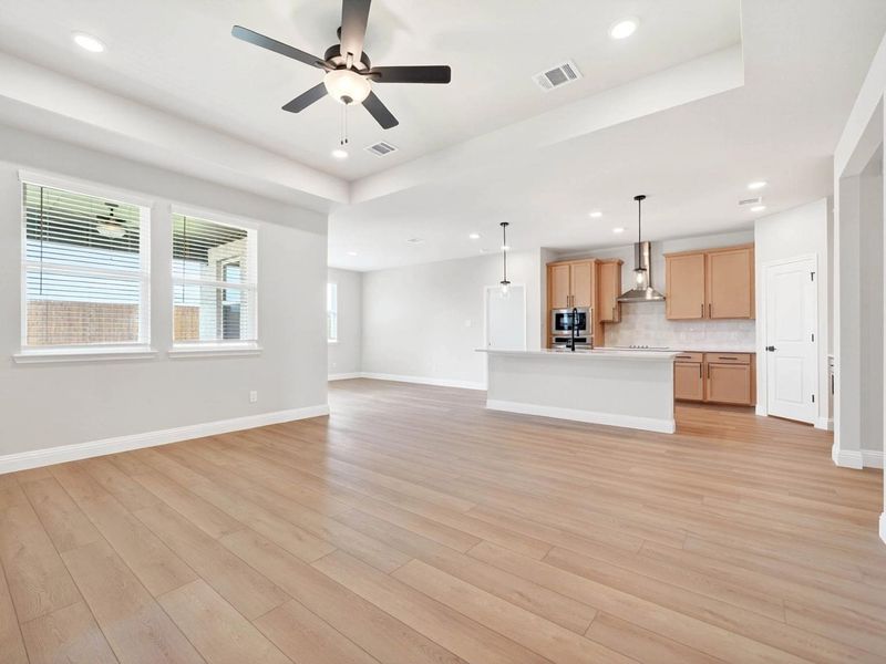Representative unfurnished interior of a home built from the The Holly M by Davidson Homes LLC in Mercer Meadows, Royse City (Image 20). Representative unfurnished interior of a home built from the The Holly M by Davidson Homes LLC in Mercer Meadows, Royse City (Image 20).