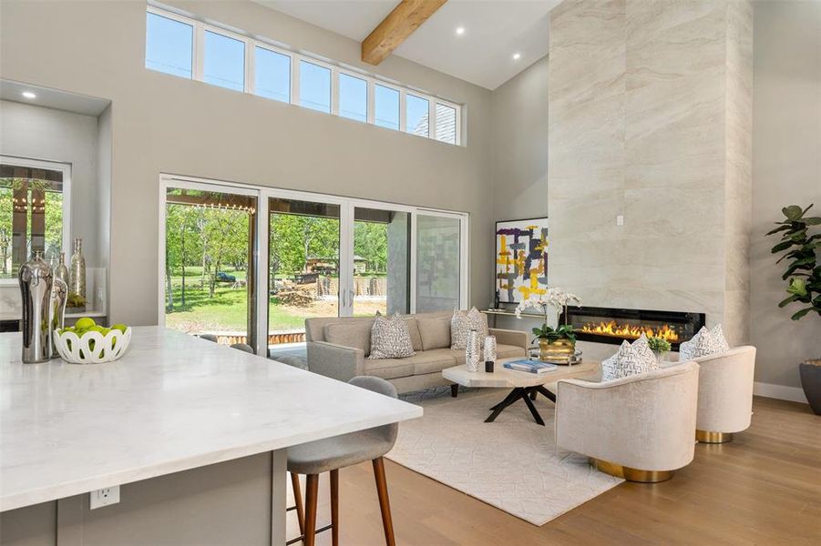 Picture windows for more natural light