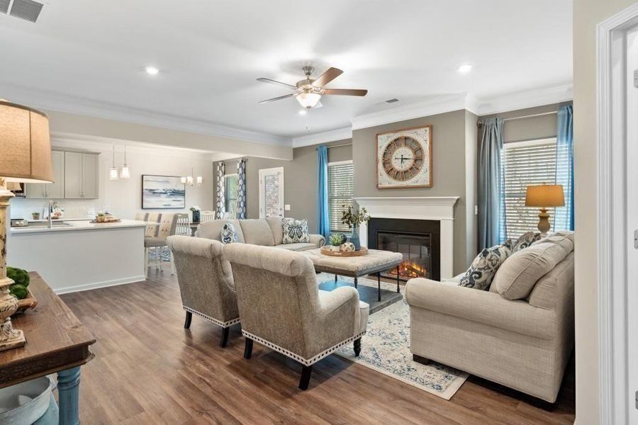 Furnished interior view inside a new home in Jones Ridge, Dallas (Image 19).