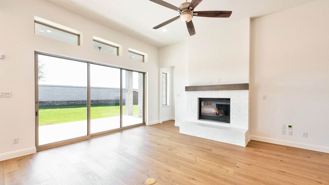 Representative unfurnished interior of a home built from the 525A by Britton Homes in Walsh, Aledo (Image 7).