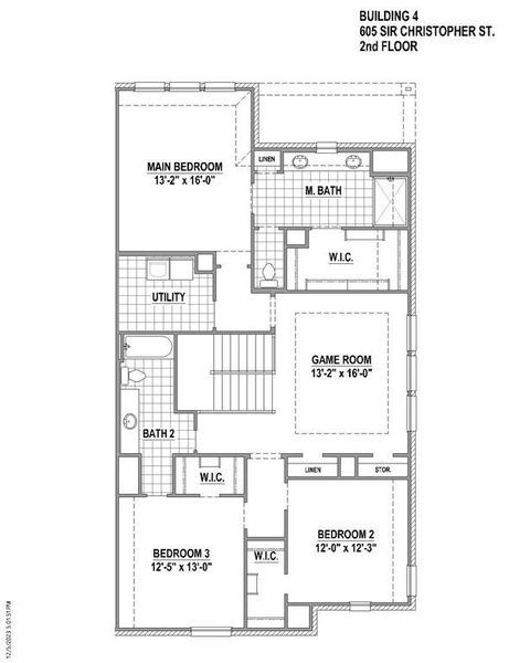 2nd Level Floor plan