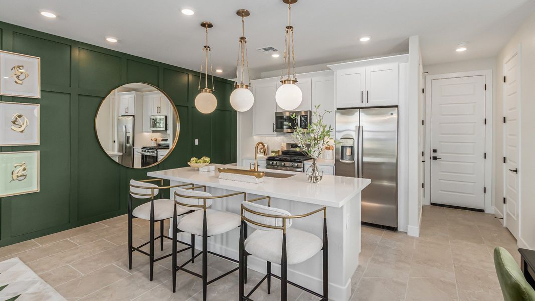 Representative furnished interior of a home built from the The Adeline by DRB Homes in Surprise City Center, Surprise (Image 6). Representative furnished interior of a home built from the The Adeline by DRB Homes in Surprise City Center, Surprise (Image 6).