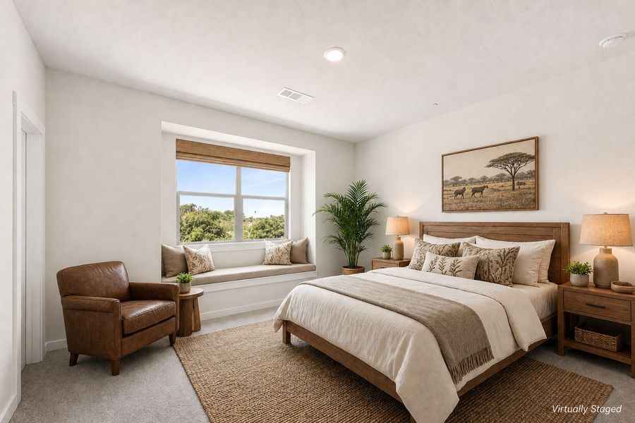 Furnished interior view inside a new home in Cottonwood Creek, Rowlett (Image 31).