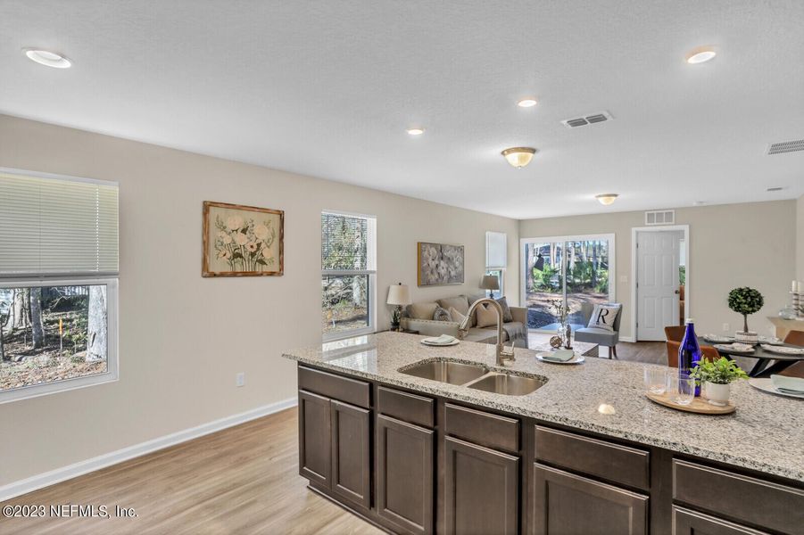 Furnished interior view inside a new home in , Jacksonville (Image 15).