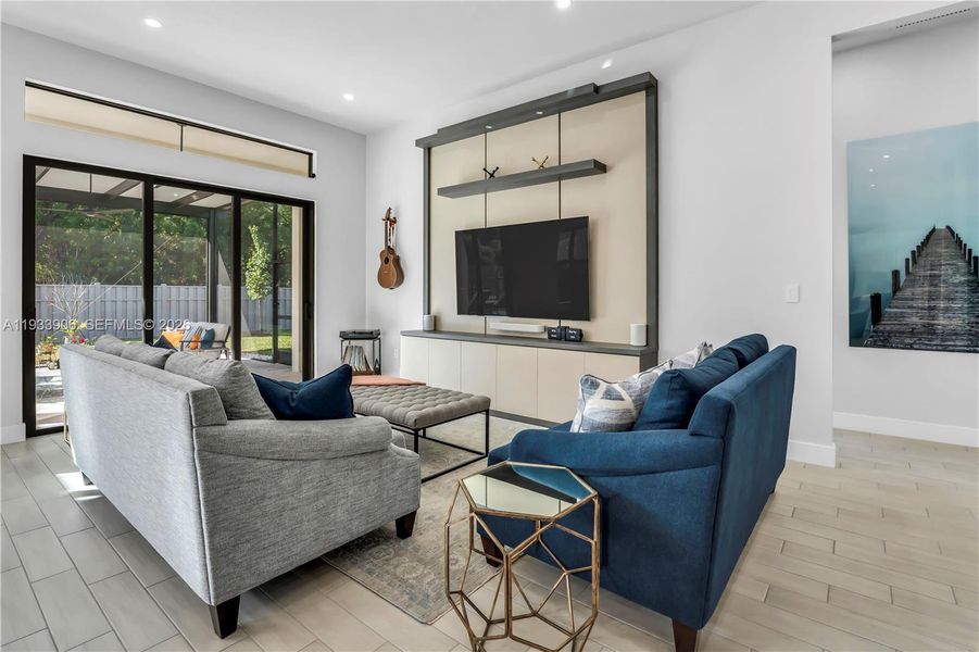 Furnished interior view inside a new home in , Parkland (Image 17).