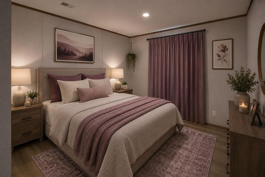 Furnished interior view inside a new home in , Azle (Image 27).
