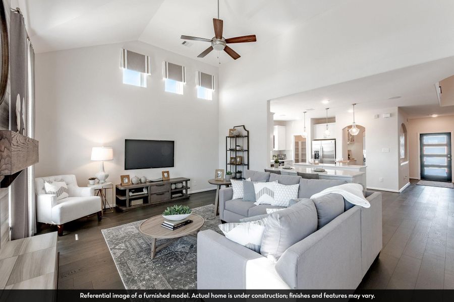 Furnished interior view inside a new home in Bay Creek, Baytown (Image 10). Furnished interior view inside a new home in Bay Creek, Baytown (Image 10).