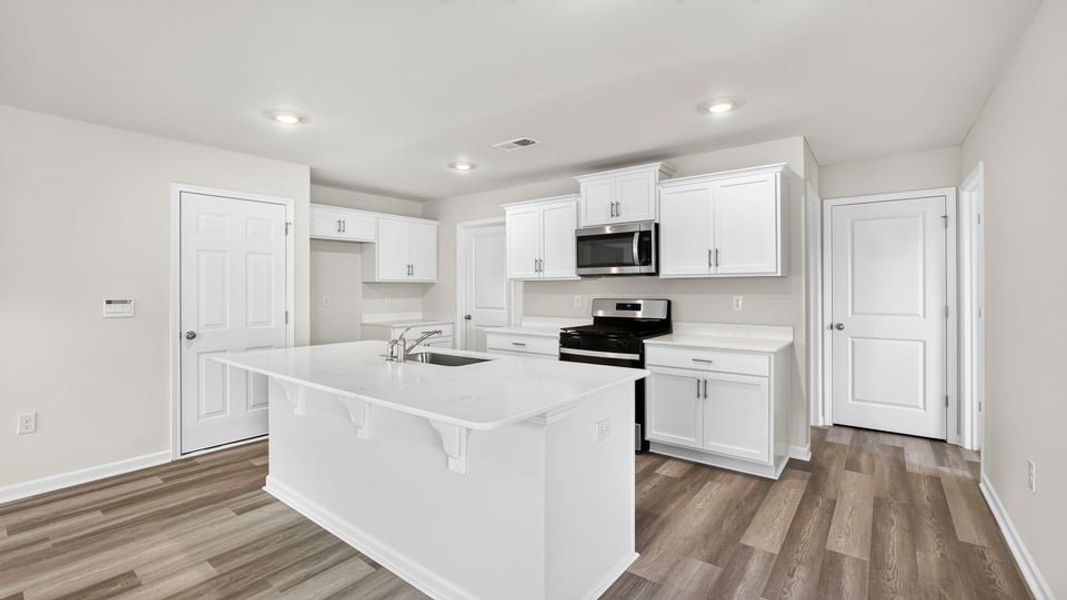 Furnished interior view inside a new home in Tyger Pines, Moore (Image 7).