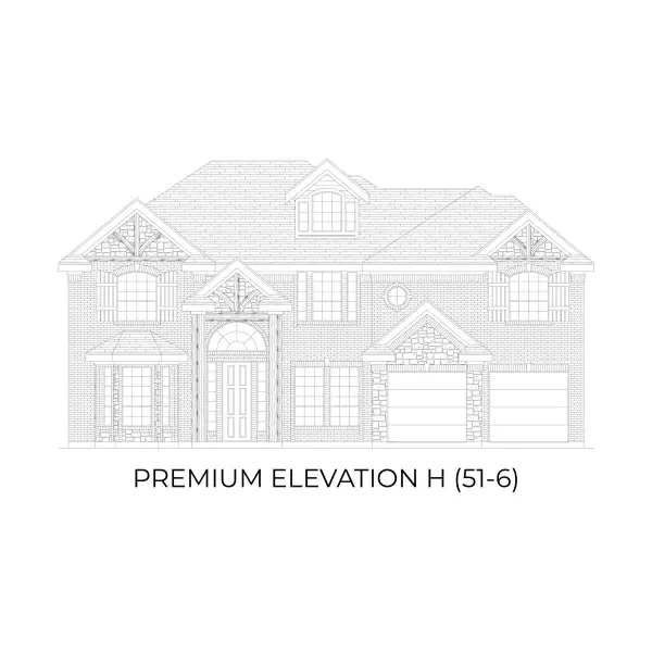 Representative rendering of the exterior for the Coventry 2F by First Texas Homes (Image 24).