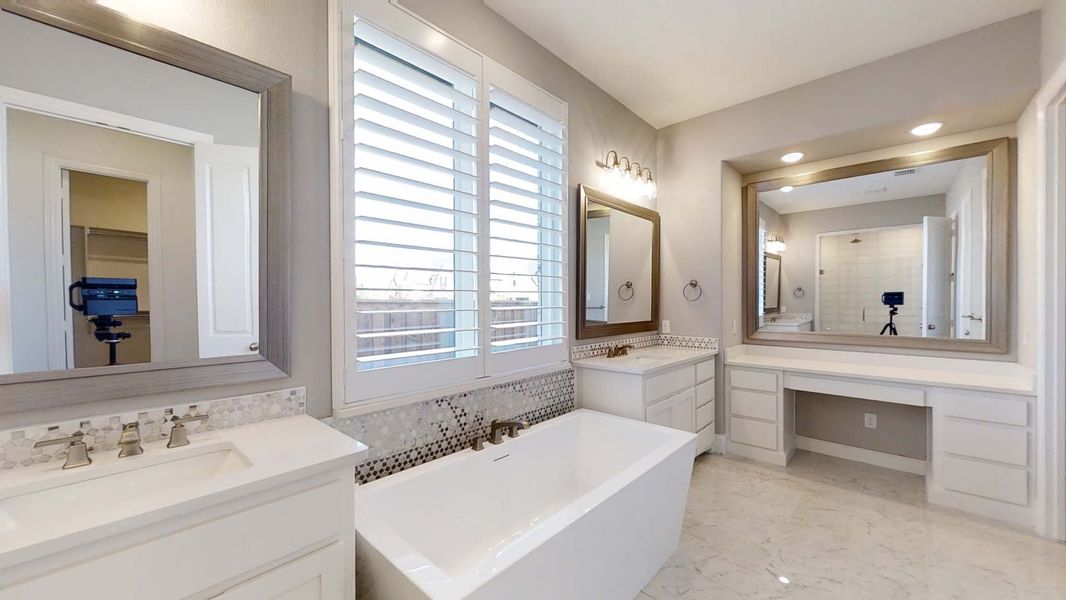 Representative Primary Bathroom - some options shown