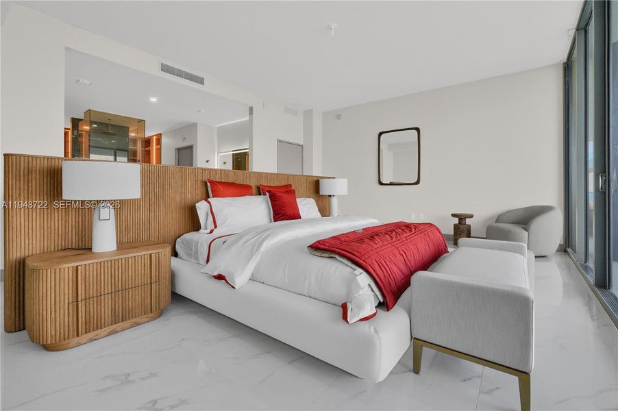 Furnished interior view inside a new home in , Miami (Image 14).