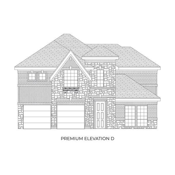 Representative exterior photo of a completed home built from the Cooper F by First Texas Homes in Grayhawk Addition, Forney, TX (Image 17). Representative exterior photo of a completed home built from the Cooper F by First Texas Homes in Grayhawk Addition, Forney, TX (Image 17).