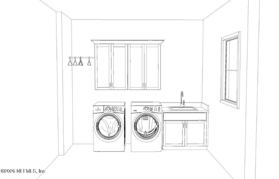 Exterior rendering of this home design in , St. Augustine, FL (Image 5).