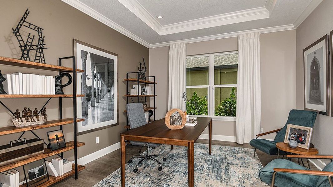 Representative furnished interior of a home built from the Java by Taylor Morrison in The Waters at Center Lake Ranch, St. Cloud (Image 11).