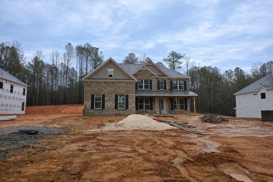 In-progress construction of a new home in Ruby Creek Estates, Atlanta, GA (Image 6).