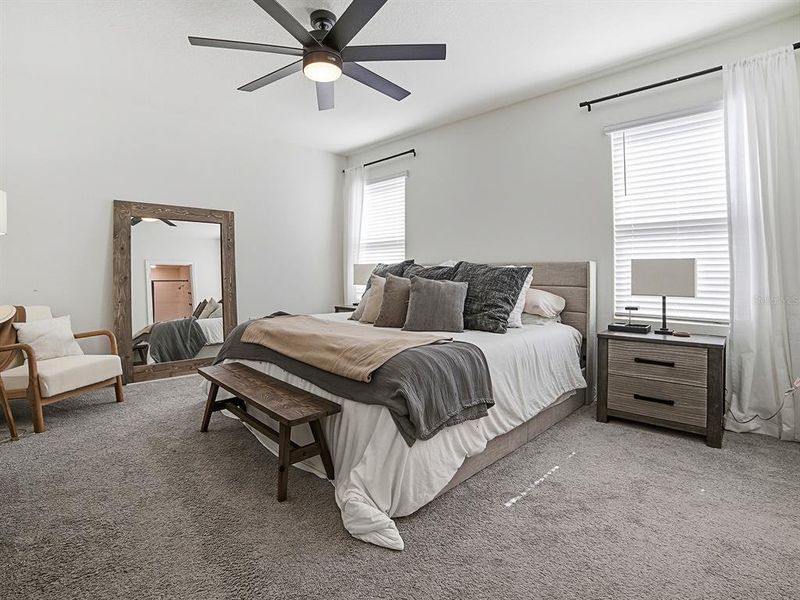 Furnished interior view inside a new home in Windrose, Apopka (Image 14). Furnished interior view inside a new home in Windrose, Apopka (Image 14).