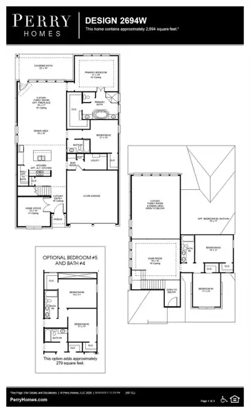 2D floor plan layout of this home in Amira 50', Tomball, TX (Image 2). 2D floor plan layout of this home in Amira 50', Tomball, TX (Image 2).