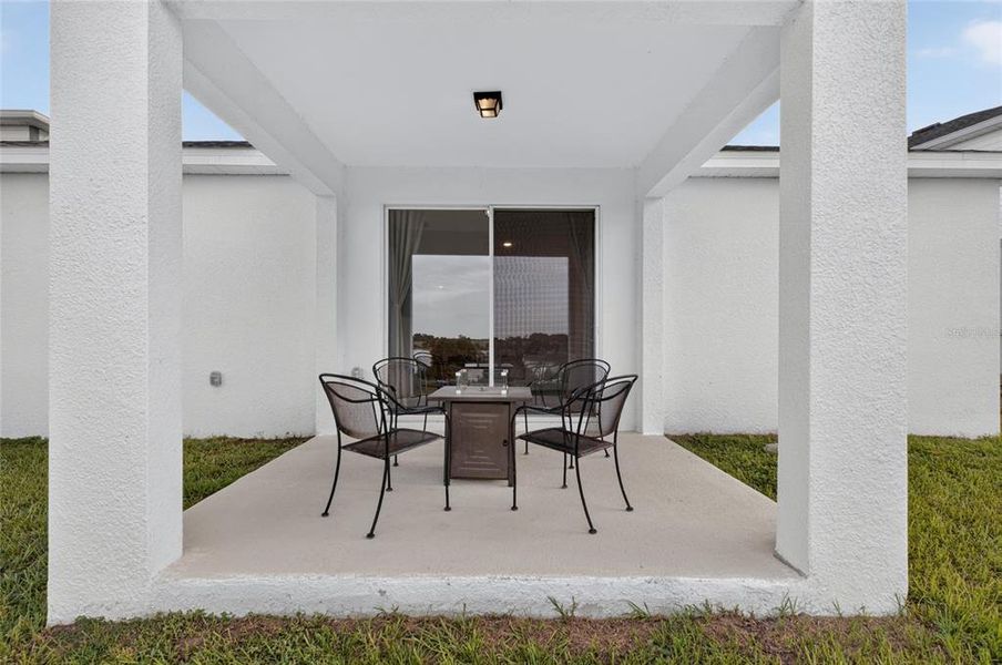 Exterior details and patio area of a home in , Groveland (Image 24).