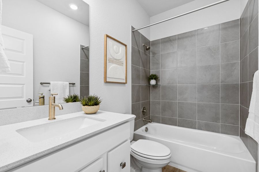 Furnished interior view inside a new home in The Twilight at Goodnight Ranch, Austin (Image 5).