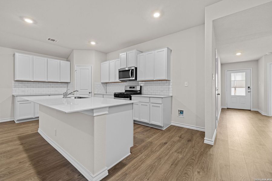Furnished interior view inside a new home in Redbird Ranch, San Antonio (Image 11).