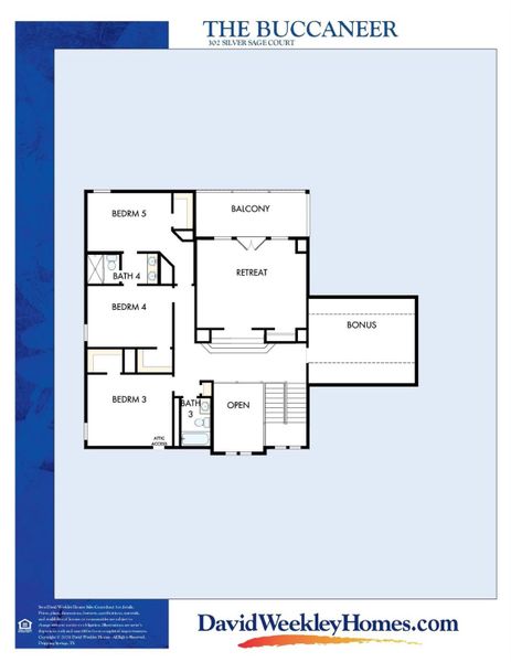 Floor Plan - 2nd Floor