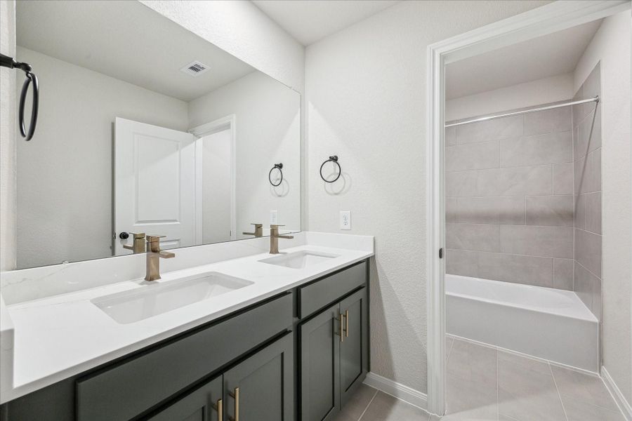 Furnished interior view inside a new home in Elyson, Katy (Image 11). Furnished interior view inside a new home in Elyson, Katy (Image 11).