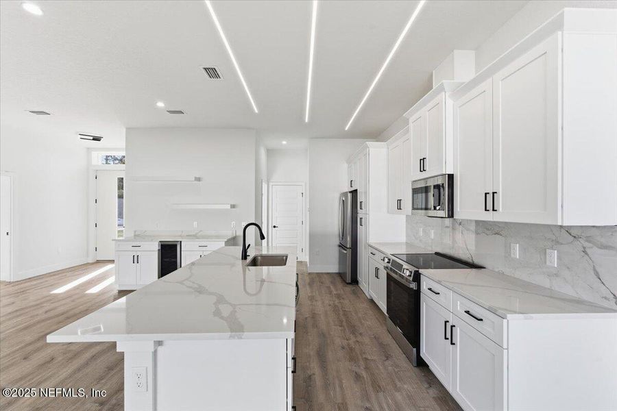 Furnished interior view inside a new home in , Palm Coast (Image 18). Furnished interior view inside a new home in , Palm Coast (Image 18).