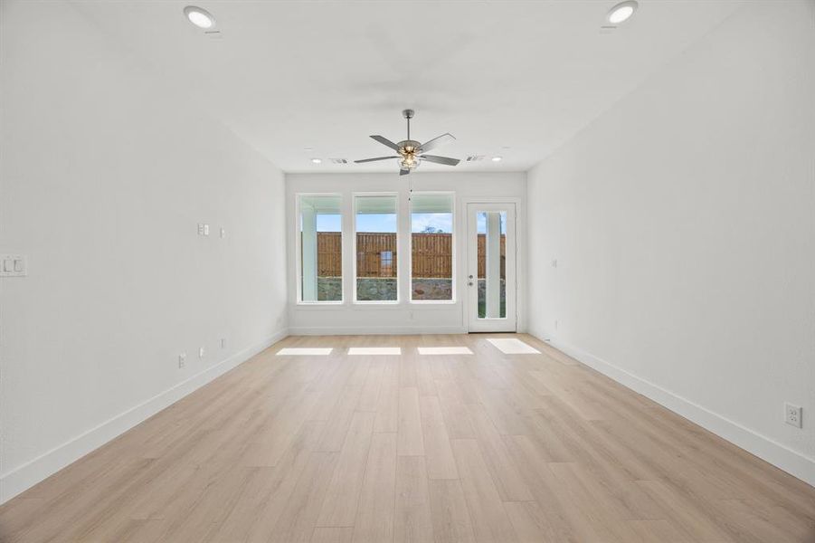 Spacious, unfurnished interior of a new home in North Square at Uptown, Celina (Image 26). Spacious, unfurnished interior of a new home in North Square at Uptown, Celina (Image 26).