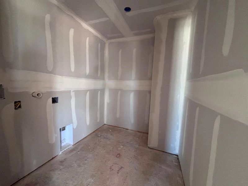 In-progress construction of a new home in The Colony 45s, Bastrop, TX (Image 18).