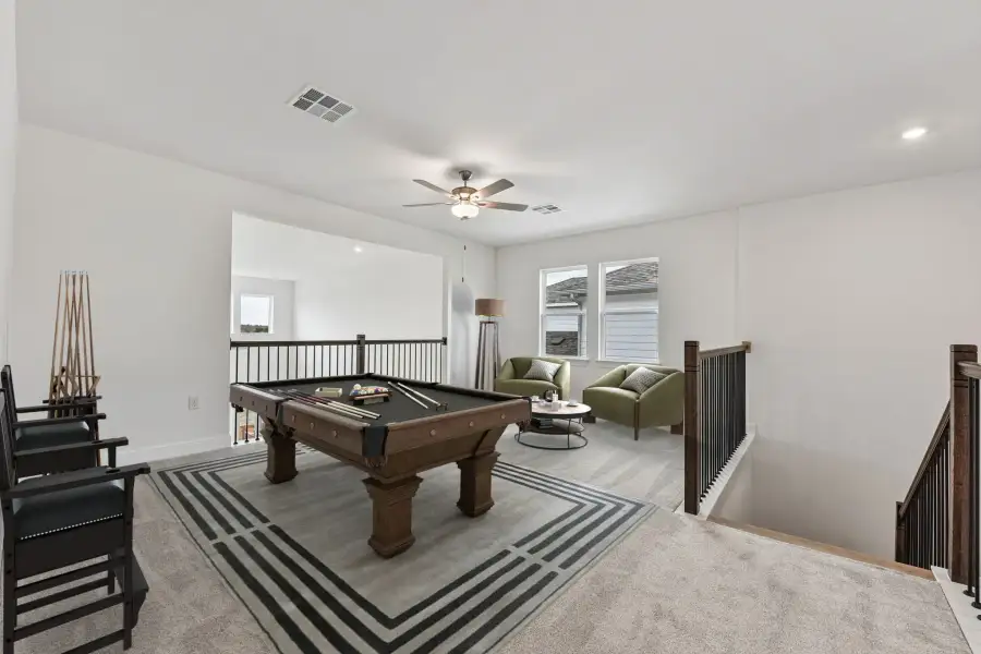 Representative furnished interior of a home built from the Piedmont by Taylor Morrison in Eastwood, Manor (Image 10).