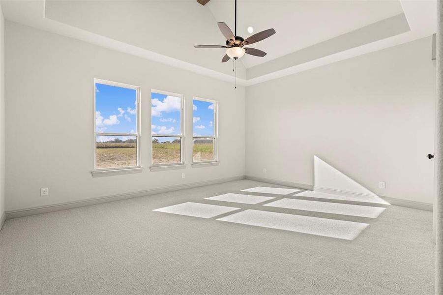 Spacious, unfurnished interior of a new home in Levante - 1 Acre Lots, Waxahachie (Image 11). Spacious, unfurnished interior of a new home in Levante - 1 Acre Lots, Waxahachie (Image 11).