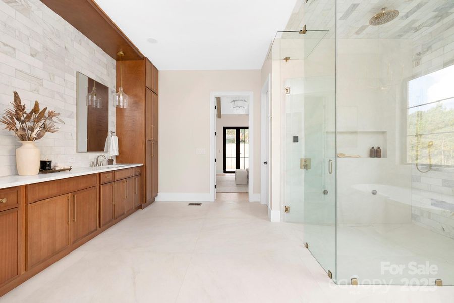 Furnished interior view inside a new home in , Weddington (Image 7).