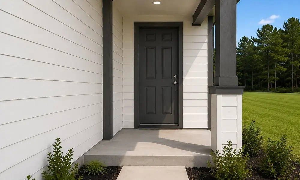 Exterior details and patio area of a home in Crosby Terrace, Crosby (Image 3).