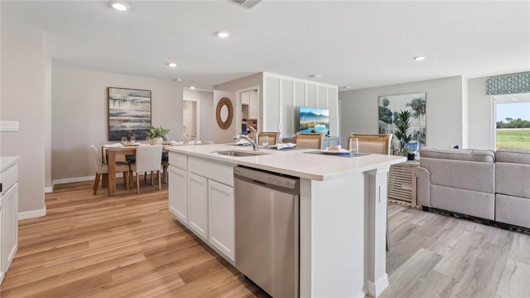 Furnished interior view inside a new home in Sandal Key, Weeki Wachee (Image 5).