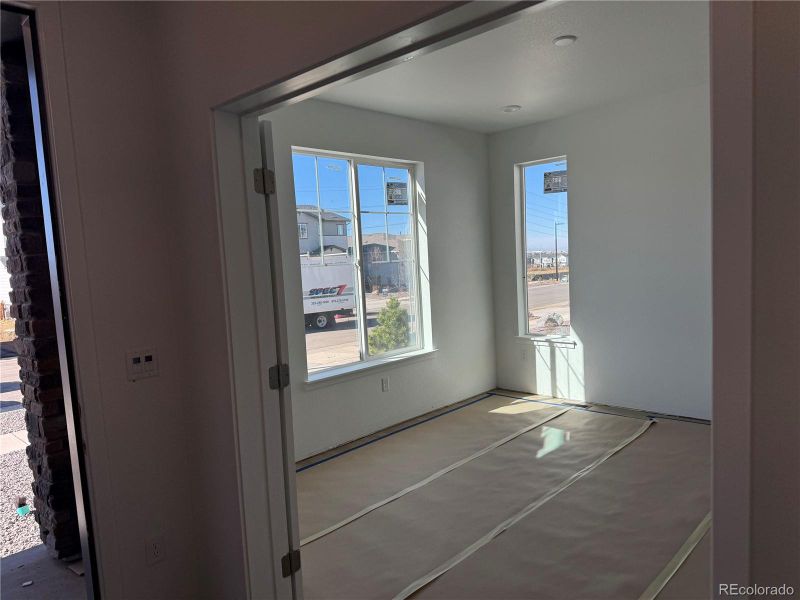 In-progress construction of a new home in Harvest Crossing, Aurora, CO (Image 5).