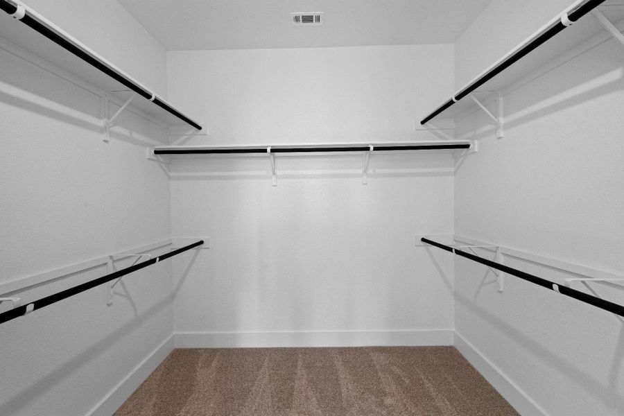 Walk-in closet in Primary Bedroom