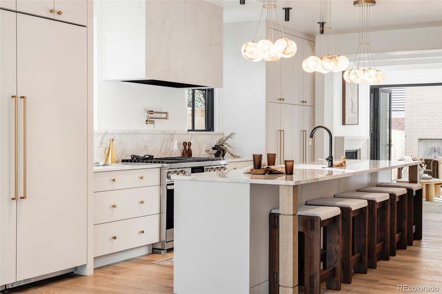 Furnished interior view inside a new home in , Denver (Image 11).