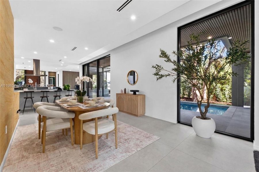 Furnished interior view inside a new home in , Miami (Image 20).