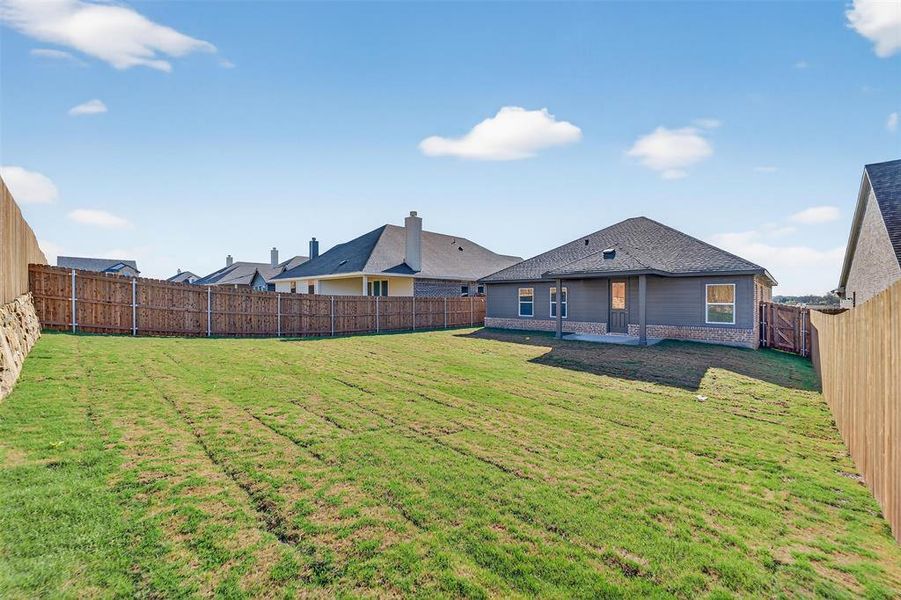 Exterior details and patio area of a home in Liberty Pointe, Gainesville (Image 26). Exterior details and patio area of a home in Liberty Pointe, Gainesville (Image 26).